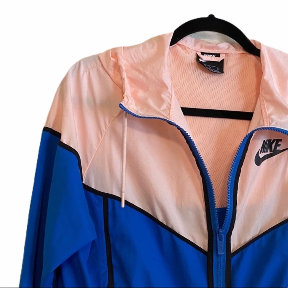 Nike Blue and Pink Women's Jacket
